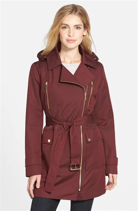 michael kors removable hood coats.